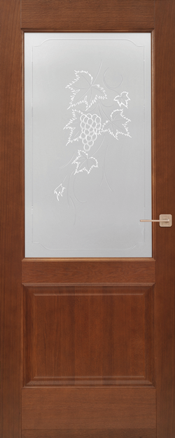 Ąžuolinės durys stiklintos (D13-1)