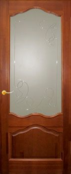 Pušinės durys stiklintos (M1-1)
