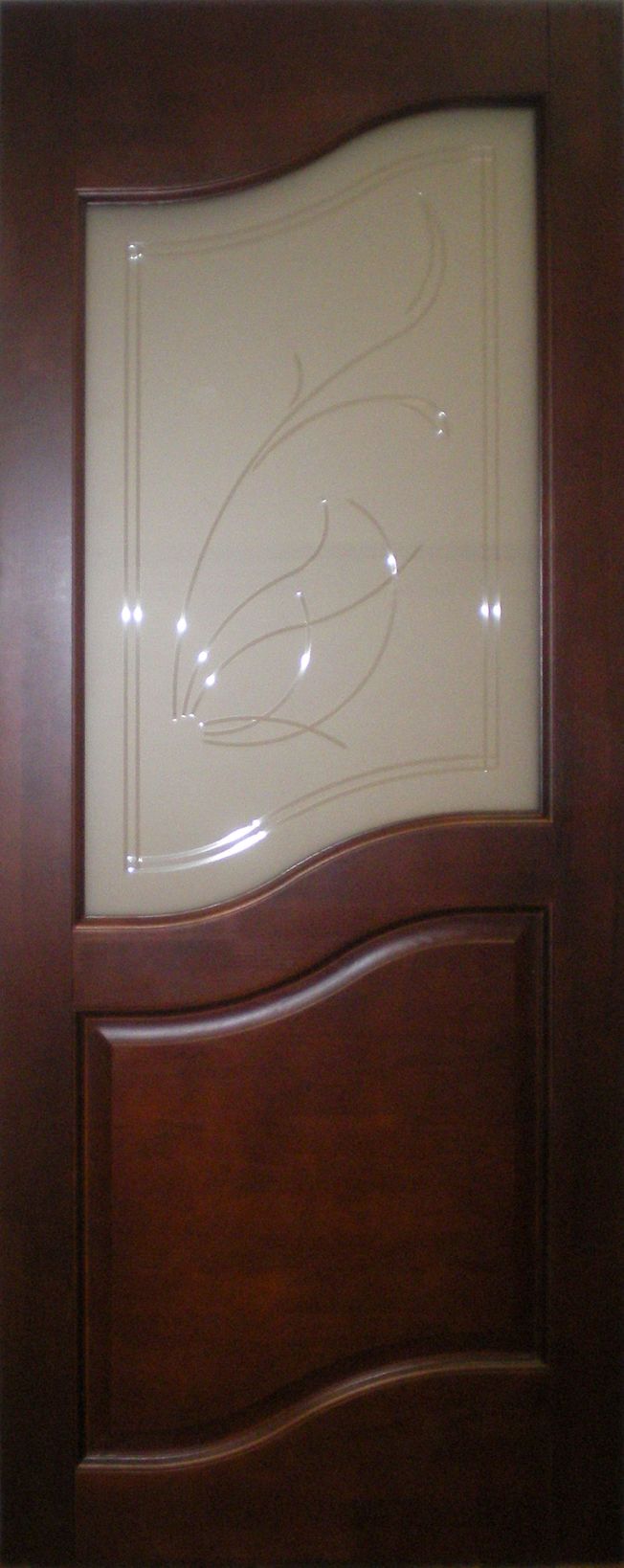 Pušinės durys stiklintos (M14-1)