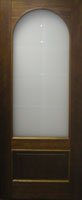 Pušinės durys stiklintos (M20-2)