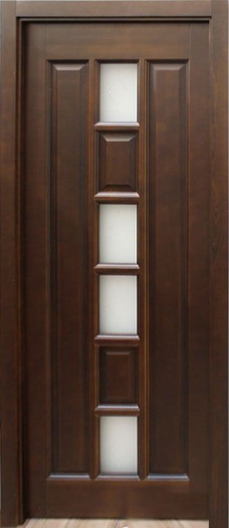 Pušinės durys stiklintos (M11-4)